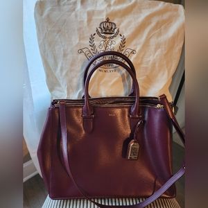 Ralph Lauren Burgundy bag - New